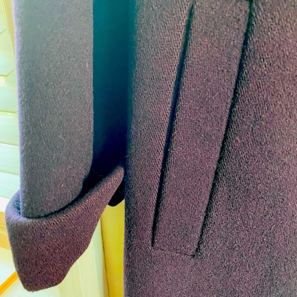 J G Hook wool coat. Purple/plum color; size 12 - Picture 5 of 16